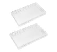 Operitacx 2 Pièces Couvercle Étanche pour Prise Double, ABS Blanc, Ultra | Protection Anti-éclaboussures et Vapeur, Joint Serré sans Perçage, pour Salles de Bain Familiales et Milieux Humides