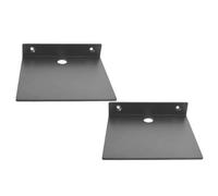 Operitacx 2 Pièces Fer Noir Étagère Murale Flottante pour Caméra et | Montage Mural Compact, Compatibilité, Forte Capacité de Charge, pour Étude et Espaces Réduits