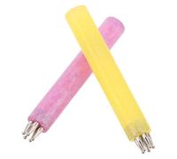 Operitacx 2 Pièces Stylo à Pointiller pour Nail Art Floral Pinceau Liner, Outil en Métal et Plastique Facile à Manipuler pour Décoration de Fête et Salon Professionnel