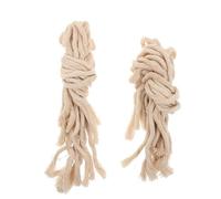 Operitacx 20 Pièces Mèche de Poêle à Pétrole en Coton, Khaki pour Camping | Combustion Propre, Usage Maison et Cuisson D'urgence, Pièces pour Brûleurs et Lanternes à Huile