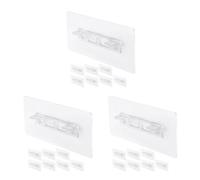 Operitacx 24 Pièces Support D'étagère Caché sans Perçage en Pvc pour | Installation Facile sans Trace, Usage pour Penderie et Bibliothèque, Pièce de Rechange Discrète, Support Stable