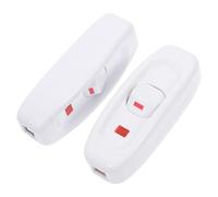 Operitacx 2pièces Interrupteurs à Cordon Ligne Avec Voyant Lumineux Pour Lampe De Table Et Luminaire Contrôle Simple