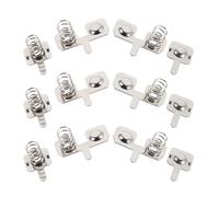 Operitacx 3 Ensembles Plaque à Ressort en Acier Inoxydable pour Batterie Aaa, Contact de Batterie Flexible Assurant une Transmission D'énergie Stable Intégration Facile