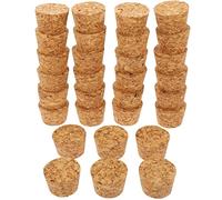 Operitacx 30 Bouchons en Liège Coniques pour Bouteilles - Bouchons De Remplacement en Liege Naturel pour Vin Bière Et Projets DIY - Taille Universelle 26-28.5Mm