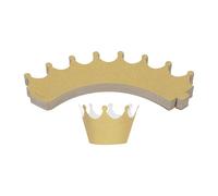 Operitacx 36 Pièces Caissettes à Cupcakes Couronne Mini en Papier Irisé, | Présentoir Élégant pour Fête Spéciale et Shower, Design Brillant, Usage Polyvalent, Emballage Pratique