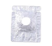 Operitacx 4Pièces Couvre Brûleur Aluminium Argenté à Huile Chaleur Pour Cuisinière à Protection Facile à Nettoyer
