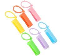 Operitacx 6 Pièces Housse en Silicone pour Flacon D'huile Essentielle 10ml, Accessoire de Transport Pratique pour Voyage et Usage Quotidien