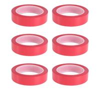 Operitacx 6 Pièces Ruban Adhésif PET de Positionnement Isolant | Adhésif Pro Grade, Enroulage Sécurisé, Usage Électrique, Bande PET pour Marquage et Repérage Couleur Aléatoire
