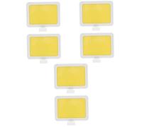 Operitacx 6pièces Panneau Magnétique Indication De Classification pour Rayonnage Signalisation Pratique pour Entrepôts Et Magasins Étiquette De Magnetique avec Cadre