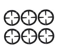 Operitacx 6pièces Support Pour Brûleur à Gaz Pour Cuisinière à Gaz Réducteur De Brûleur à Pour Petites Casseroles Et Poêles