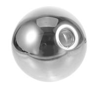Operitacx Abat-jour Globe en Verre G9 (Ø 12cm), Sphère de Remplacement Gris Fumé pour Lustre, Plafonnier et Applique Murale, Boule de Lampe Moderne Finition Miroir