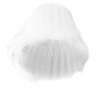 Operitacx Abat-jour Tissu Dentelle pour Lustre et Applique Murale Protection Pratique Design Léger et Créatif Adapté Salon Chambre et Bureau