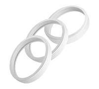Operitacx Accessoires pour Outils de Nettoyage de Piscine, Pneu pour Piscine de Rechange 3Pcs en Caoutchouc Blanc pour Robot Nettoyeur de Piscine, améliore l'adhérence, Usage extérieur