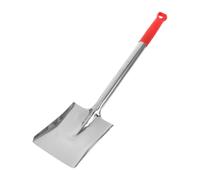 Operitacx Acier Inoxydable Pelle à Cendres Argenté pour Foyer Extérieur | Collecte des Cendres, Construction Robuste, Prise Ergonomique, Usage Maison et Jardinage