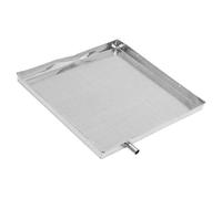 Operitacx Bac de Vidange pour Climatiseur Plateau Drainant Fer Galvanisé Collecteur Eau Étanche pour Extérieures Accessoire Pratique et Durable pour Divers Modèles