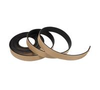 Operitacx Bande Isolante Adhésive Noire en Mousse Eva 4mm Flexible pour Joint de Porte Isolation Phonique, Rouleau de 5 Mètres pour Porte et Meuble à Usage Domestique