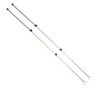 Operitacx Barre à Linge Rétractable en Alliage D'aluminium Légère et Facile à Utiliser, 2pcs, Perche Télescopique pour Plafond et Cadre, pour Vêtements à Portée de Main