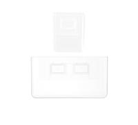 Operitacx Boîtes de Rangement Murales Cosmétiques 2 Pièces en Ps Légères et Décoratives pour Bureau et Bureau, Capacité Suffisante pour Organiser Journaux, Fichiers et Stylos