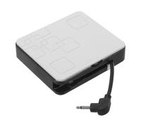 Operitacx Boîtier de Batterie de Secours pour Coffre-Fort, Alimentation Externe Portable, Porte-Piles AA 6 V avec Prise Ronde pour Le déverrouillage d'urgence des coffres-forts à Clavier