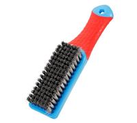 Operitacx Brosse Métallique Manche en Silicone Antidérapant Grosse Taille à Fil D’acier Inoxydable Brosse de Nettoyage Industrielle pour Détachage , Élimination Rouille et Peinture , Usage