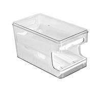 Operitacx Casier à Œufs Pour Réfrigérateur Plateau De Stockage à Double Couche Organisateur Œufs Avec Conception Coulissante Bac De Rangement Pour Cuisine