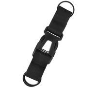 Operitacx Ceinture de Voyage pour Bagages Boucle Réglable en Alliage de Zinc, Tissu Flexible et Simple à Utiliser, Accessoire Paquet à Dos Noir pour Randonnée