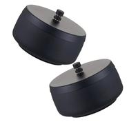 Operitacx Cendrier de Restaurant stylé 2 pièces en Acier Inoxydable avec Couvercle Coupe-Vent pour Fumeurs en terrasse et intérieur