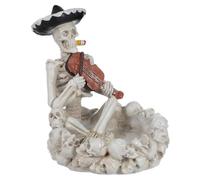 Operitacx Cendrier Décoratif en Résine de Crâne pour Table de Salon et Extérieur, Design Unique et Résistant la Déformation, pour Décoration Halloween