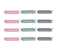 Operitacx Clips de Fermeture Design à Boucle Lot de 12 pour Sachets Alimentaires en Pp Pince Alimentaire Solide pour Conserver les Couleur Aléatoire pour Paquet en Papier