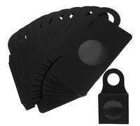 Operitacx Coffret pour Bouteilles de Vin et Whisky 25 Pièces Boîte D'emballage en Papier Kraft Noir Pliable et Facile à Transporter pour Fête de Départ