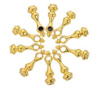 Operitacx Connecteurs de Poteaux en Métal Compatibilité Lot de 10 pour Meubles Design Élégant Diamètre de Trou 0,6cm, Accessoires Décoratifs pour Armoires à Vin