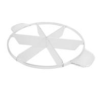 Operitacx Coupe-tarte 6 parts : Coupe-tarte manuel - Outil pour découper des parts égales - -pizza avec poignée latérale pour une utilisation professionnelle et domestique, 26 cm de diamètre