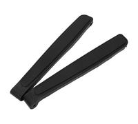Operitacx Coussin D'accoudoir pour Chaise de Bureau et Chaise Longue, Plastique Noir Antidérapant, 1 Paire, pour Camping en Plein Air