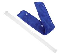 Operitacx Coussinets Polaire Réutilisables pour Raclette de Sol Silicone Double Face Super Absorbants Adaptés Nettoyage Carrelage Fenêtres et Sols sans Rayures