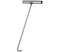 Operitacx Crochet En Acier Inoxydable T 14.5 Pouces Outil De Levage Pour Couvercle De Regard Usage Industriel Entretien Égouts