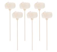 Operitacx Diffuseur de Parfum Floral (Lot de 6) : Diffuseur de pivoines artificielles - Bâtonnets aromatiques de Pivoine - Bâtonnets de Fleurs séchées pour l'aromathérapie, pour Le Salon, la