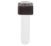 Operitacx Diffuseur de Ventilation de Voiture Élégant en Bois et Verre 20ml avec Clip, Décoration Intérieure Raffinée pour Plantes et Présents pour Femmes