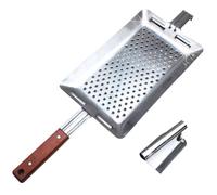 Operitacx Fabricant de Spaetzle en Acier Inoxydable 2 Pièces Presse en Bois, Résistant la Chaleur, Préparation Rapide Cuisine Maison