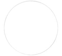 Operitacx feuille de verre acrylique feuille acrylique ronde 20 CM x 3 mm, panneau rond transparent facile à ranger, disque vierge pour cadres photo et projets artistiques