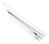 Operitacx Grattoir Outil de Nettoyage Portable en Acier Inoxydable Cuisine Poignée Fixe Design Élégant Argenté pour Miettes, pour Restaurant et Usage Domestique