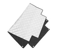 Operitacx Housse Isolante Étanche en Tissu Oxford et Feuille D'aluminium pour Congélateur Coffre Extérieur, Protection Soleil et Intempéries, pour Garages