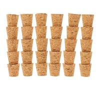 Operitacx Liège De Pot De Maçon 30 Pièces Bouchon De en Verre Bonbonne De Verre Bouchon De Vin en Verre Liège pour Bocaux Bouchon De De Vin Pompe à Vide à Vin Bois De Parfum Miniature