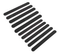Operitacx Lot de 10 Bâtonnets de Polissage pour Maquettes Noirs, Double-face, en Éponge Abrasive, Robustes pour Créer des Figurines Délicates