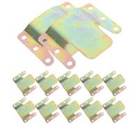 Operitacx Lot de 12 Connecteurs pour Meubles en Acier Inoxydable avec 4 Vis pour Canapé Sectionnel, Prolongateur Modulable pour Fauteuils et Chaises, Accessoires Robustes pour Salon