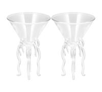 Operitacx Lot de 2 verres à martini, verres à cocktail en cristal pour expresso martini, cosmopolite, Manhattan, gingembre, bar à domicile, cocktail