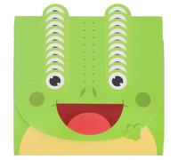 Operitacx Lot de 20 cartes d'invitation en papier à lettre motif grenouille mignonne pour fête d'anniversaire d'enfant