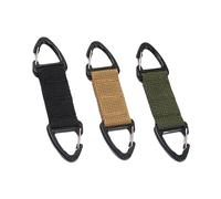 Operitacx Lot de 3 Crochets D'extension de Masque en Nylon Antidérapants, Boucle Stable pour Masque et Porte-clés, Design Unique pour Accessoires de Camping