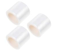Operitacx Lot de 3 Rouleaux de Film Plastique Protecteur Léger pour Tatouage Sourcils et Lèvres, Film Adhésif Semi-permanent 42mm X 200m, Usage Professionnel pour Microblading, Décoloration