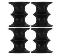 Operitacx Lot de 4 poulies à galet pour mât de chariot élévateur, galet de guidage en plastique à gorge en V de 44 × 40 × 40 mm, pièce de rechange pour mât/chariot de élévateur de 3 tonnes