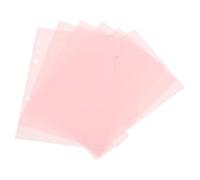 Operitacx Lot de 6 intercalaires roses pour pochettes à reliure A5 - Intercalaires avec 6 trous durables en plastique pour classeurs A5